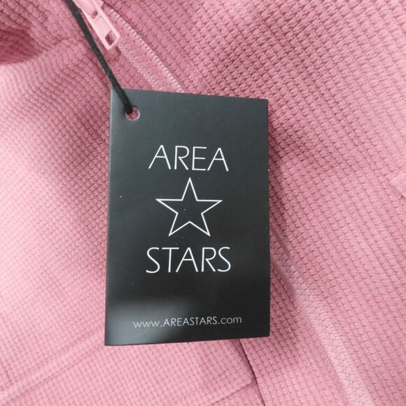 Area Stars Mauve Waffle Knit Crop Jacket Medium - Picture 5 of 5